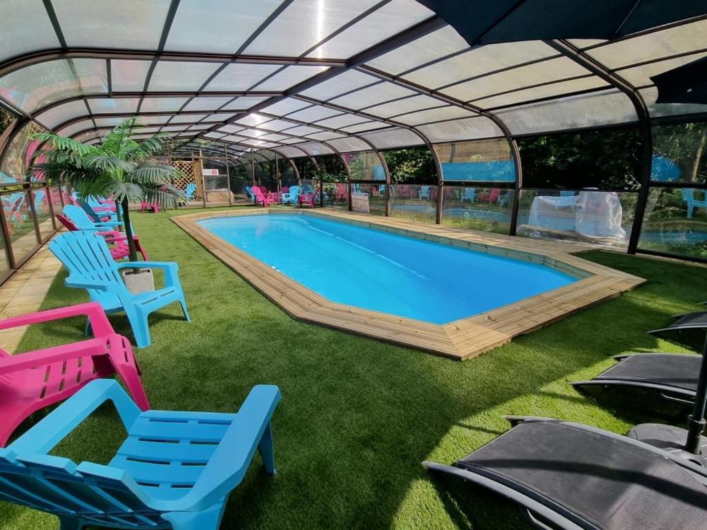 Les Chalets De Saumur, Piscine & Parc Boise, 100M Du Cadrenoir Ngoại thất bức ảnh
